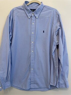 Ralph Lauren Blue Button-Down Oxford Shirt